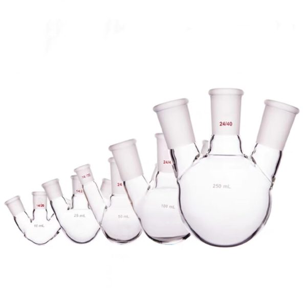 QiMan Lab Distillation Flask Borosilicate Glass High-3