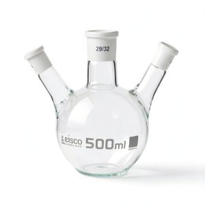 Eisco Distillation Flask Borosilicate Glass Three Necks Lab-0