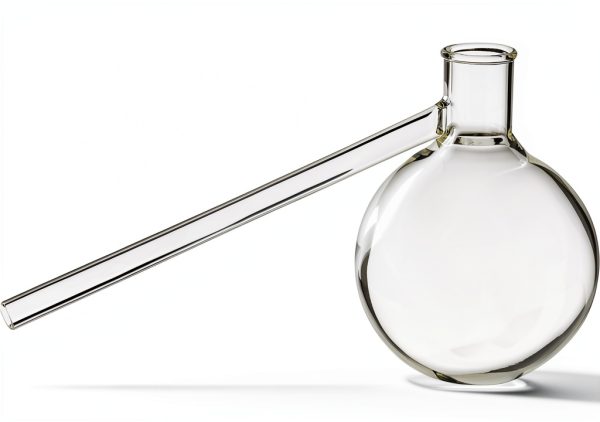 Corning PYREX 500mL Distilling Flask Lab Industrial Use-0