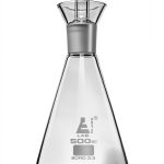 Eisco Borosilicate Glass Distillation Flask 500ml Lab-0