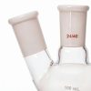 QiMan Lab Distillation Flask Borosilicate Glass High-1