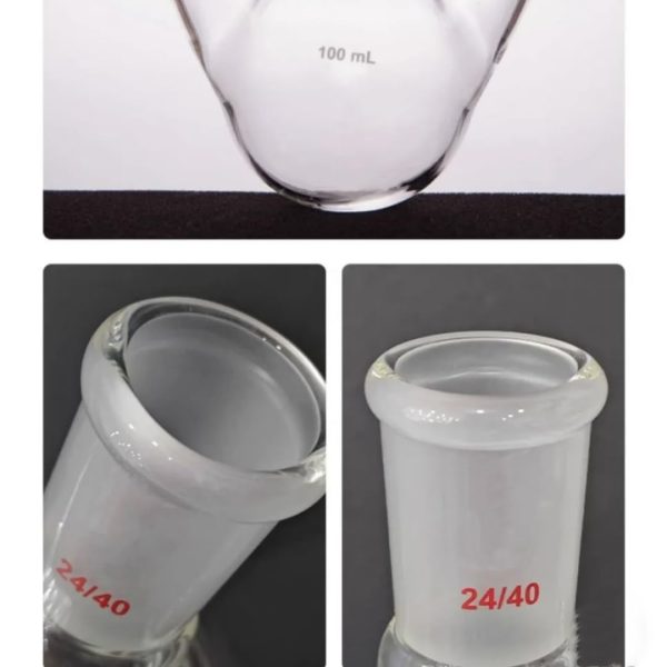QiMan Lab Distillation Flask Borosilicate Glass High-2