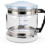 Jiawu Glass Distilled Water Carafe 4L Capacity with Lid-0