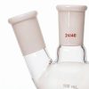 QiMan Lab Distillation Flask Borosilicate Glass High-1