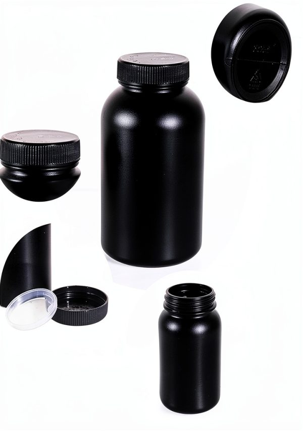 ZGHSWM HDPE Lab Bottles Durable Chemical Resistant Adult Use-5