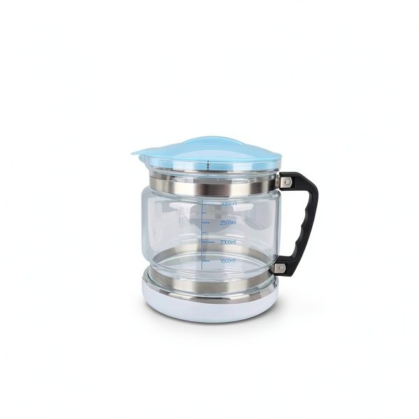 Jiawu Glass Distilled Water Carafe 4L Capacity with Lid-2