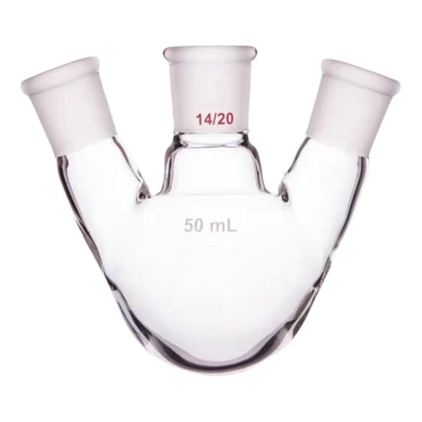 QiMan Lab Distillation Flask Borosilicate Glass High-0