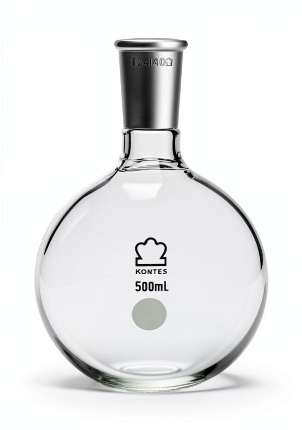 Kimble Chase Distillation Flask Borosilicate Glass Heavy-0