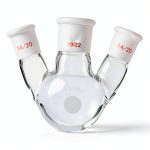 QiMan Lab Distillation Flask Borosilicate Glass High-0