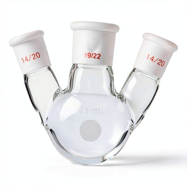 QiMan Lab Distillation Flask Borosilicate Glass High-0