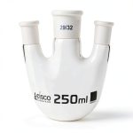 Eisco Distillation Flask Borosilicate Glass Lab Equipment-0