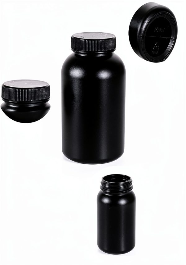 ZGHSWM HDPE Lab Bottle Leak Proof Cap Chemical Resistant-5