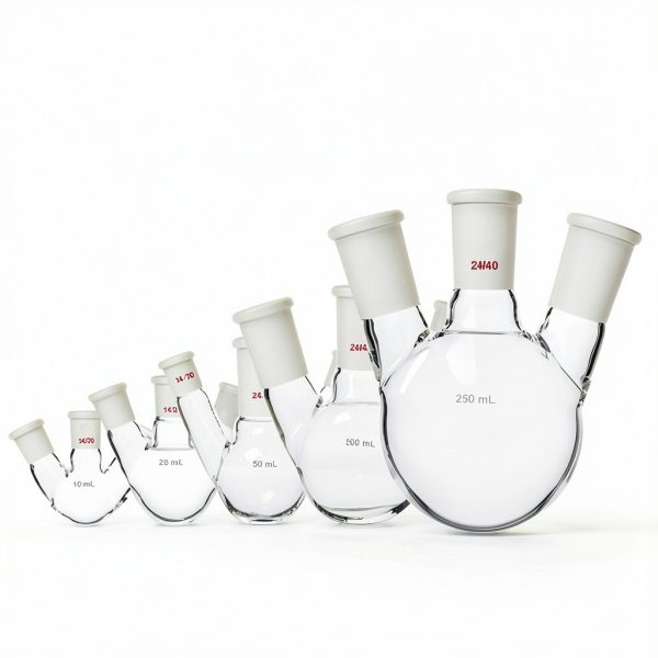 QiMan Lab Distillation Flask Borosilicate Glass High-3