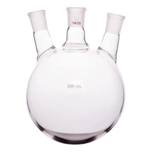 QiMan Lab Distillation Flask Borosilicate Glass High-0
