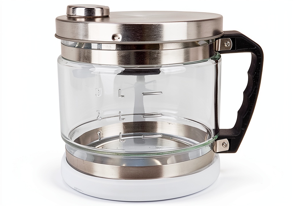 WALFRONT glass distillation flask showing dimensions and glass construction