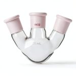 QiMan Lab Distillation Flask Borosilicate Glass High-0