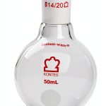 Kimble Chase Distillation Flask Borosilicate Glass Heavy-0