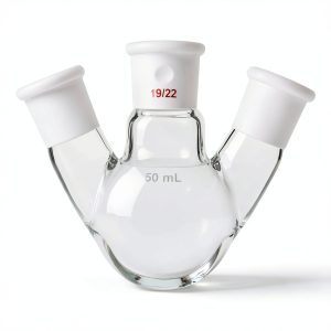 QiMan Lab Distillation Flask Borosilicate Glass High-0