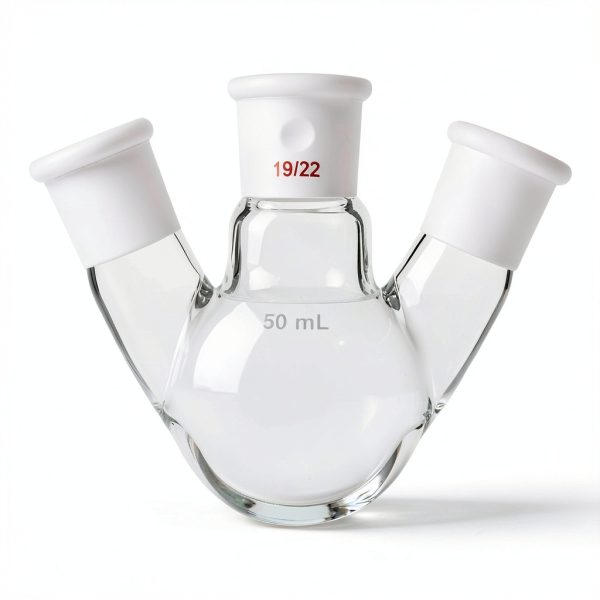 QiMan Lab Distillation Flask Borosilicate Glass High-0