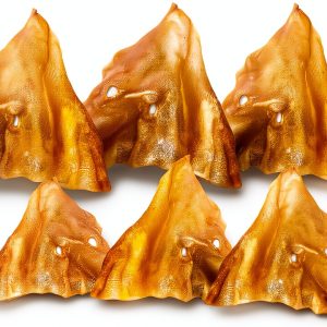 Dog Pig Ears by JOR Slow-Dried High-Protein Pork Chews 6-Piece Pack-0