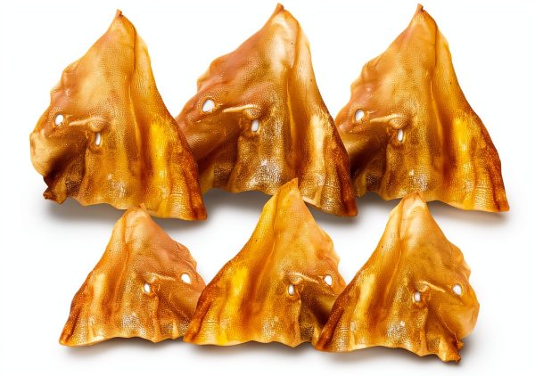 Dog Pig Ears by JOR Slow-Dried High-Protein Pork Chews 6-Piece Pack-0