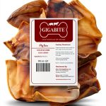 Best Pet Supplies GigaBite Roasted Pig Ears for Dogs Pack of 12-0