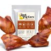 All Natural Pig Ears by crait Single Ingredient Fresh Wrapped 4 Pack-2