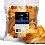 Pet Craft Supply Grass Fed Water Buffalo Ear 16 Count (Pack of 1) Pig Ears for Dogs Alternative Free Range Long Lasting Dog Chew and Treat for Aggressive Chewers and Puppies-0
