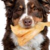 Pet Craft Supply Grass Fed Water Buffalo Ear 16 Count (Pack of 1) Pig Ears for Dogs Alternative Free Range Long Lasting Dog Chew and Treat for Aggressive Chewers and Puppies-1