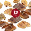 Best Bully Sticks Pig Ears for Dogs 12 Count Natural Full Pig Ears-2