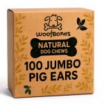 All Natural Jumbo Whole Pig Ears for Dogs (100 Pack) – 100% Natural Pork Ear Dog Treat-0