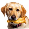 Pet Craft Supply Grass Fed Water Buffalo Ear 16 Count (Pack of 1) Pig Ears for Dogs Alternative Free Range Long Lasting Dog Chew and Treat for Aggressive Chewers and Puppies-3
