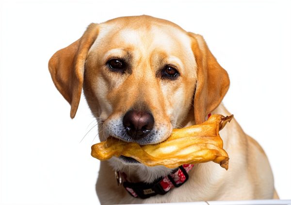 Pet Craft Supply Grass Fed Water Buffalo Ear 16 Count (Pack of 1) Pig Ears for Dogs Alternative Free Range Long Lasting Dog Chew and Treat for Aggressive Chewers and Puppies-3