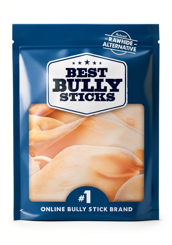 Best Bully Sticks Thick-Cut Cow Ears for Dogs - 12 Count (Pack of 1) - Natural, Free-Range Grass-Fed, Single Ingredient, High Protein, Easily Digestible, Great for Various Breeds-0