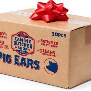 Pig Ears for Dogs – Canine Butcher Shop USA Made (30 Count)-0