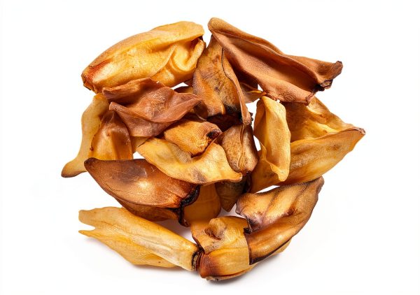 Pet Craft Supply Grass Fed Water Buffalo Ear 16 Count (Pack of 1) Pig Ears for Dogs Alternative Free Range Long Lasting Dog Chew and Treat for Aggressive Chewers and Puppies-6