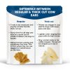 Best Bully Sticks Thick-Cut Cow Ears for Dogs - 12 Count (Pack of 1) - Natural, Free-Range Grass-Fed, Single Ingredient, High Protein, Easily Digestible, Great for Various Breeds-5