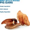 Best Bully Sticks Pig Ears for Dogs 12 Count Natural Full Pig Ears-1