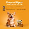 Pork Chomps Roasted Pork Skin Dog Chews Ear Shapes 10 Count-1